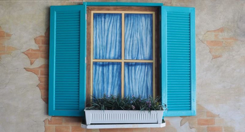 Colorful Shutters Artwork